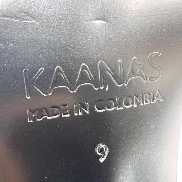 Kaanas‎ Womens Soho Chunky Velvet Braided Block Heel Sandals Heels Shoes 9M - Picture 11 of 13